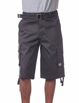 Pro Club Men's Cotton Twill Cargo Shorts