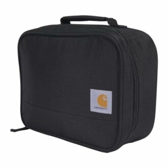 Black Carhartt bag with handle and logo
