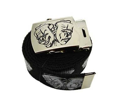 60 Inch Canvas Web Belt & Buckle